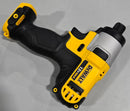 DEWALT 12V MAX 1/4" CORDLESS IMPACT DRIVER TOOL ONLY - YELLOW - Like New