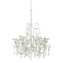 Zings & Thingz Home Locomotion Crystal Blooms Candle Chandelier -NEW - Brand New
