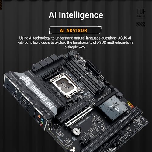 Asus TUF B860 ATX, LGA 1851, DDR5, 3x M.2 , GAMING B860-PLUS-WIFI-NEW - BLACK - Brand New