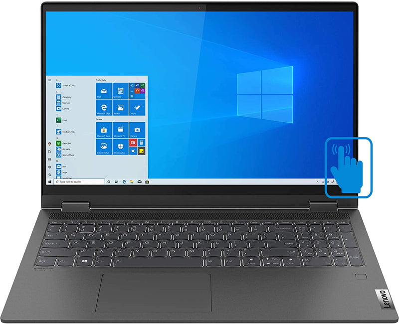 For Parts: LENOVO FLEX 14" FHD I5-1135G7 16GB 512GB SSD 82HS00BQUS - CRACKED SCREEN/LCD