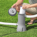 BESTWAY FLOWCLEAR 1,000 GALLONS PER HOUR 120 VOLT ABOVE GROUND SWIMMING - GRAY - Like New