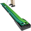 ABCOSPORT Putting Practice Mat Auto Ball Return Function 3 Balls - Green/Black - Like New