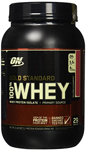 OPTIMUM NUTRITION GOLD STANDARD WHEY DELICIOUS STRAWBERRY - 2.07 LBS - Brand New
