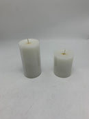 LUMINARA 2 SET CANDLELIGHT (5IN L X 3IN W) (3INCH L X 3INCH W) - WHITE - Like New