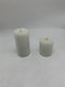 LUMINARA 2 SET CANDLELIGHT (5IN L X 3IN W) (3INCH L X 3INCH W) - WHITE - Like New