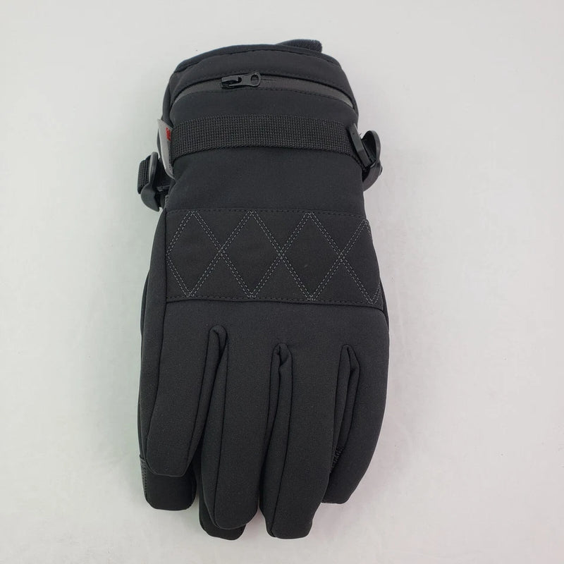FLAMINO ADULT BLACK 3M THINSULATE OUTDOORS WARM WINTER SKI GLOVES XL - BLACK - Like New