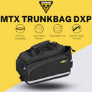 TOPEAK MTX 2.0 TRUNKBAG REAR BICYCLE BAG SPACIOUS STORAGE EXPANDABLE TOP -BLACK - Like New
