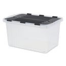 SUPERIO 26L Hinged Lid Storage Box, 1093 - WHITE - Like New