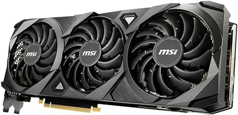 MSI GeForce RTX 3080 VENTUS 3X 10G 10GB GDDR6X Graphics Card - Black Like New