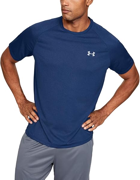 UNDER ARMOUR MEN'S TECH SHORT SLEEVE TEE NWT 2020 - SIZE XL - AMERICAN BLUE - Brand New
