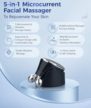 SDKWDH 5-IN-1 MICROCURRENT MULTIFUNCTIONAL FACIAL MASSAGER KKS-186 - BLACK - Like New