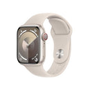 For Parts: APPLE WATCH 9 GPS CELLULAR 41MM ALUM STARLIGHT BAND- CANNOT BE REPAIRED CRACKED