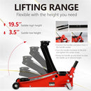 TONEIDER 2.5 TON LOW PROFILE FLOOR JACK (2.5T Dual Pump 3.5"-19.5"(Red)) - Like New