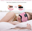 LC-DOLIDA SLEEP HEADPHONES 3D SLEEP MASK BLUETOOTH WIRELESS MUSIC EYE_MASK - Like New
