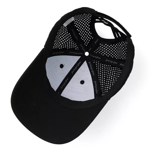 BLOGILATES SWEAT RESISTANT HAT - BLACK: MOISTURE WICKING, QUICK DRYING - BLACK - Brand New