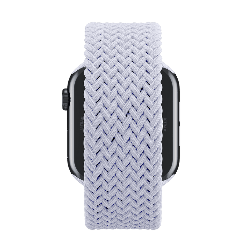 APPLE WATCH BAND BRAIDED SOLO LOOP 45MM, SIZE 10 - PURPLE FOG - Brand New