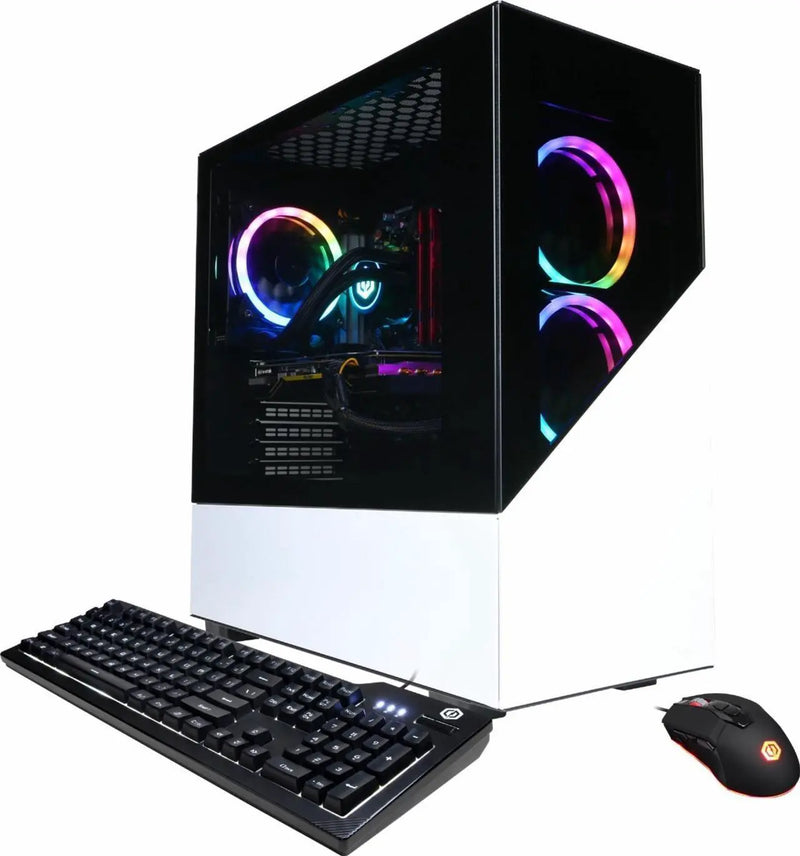 CYBERPOWERPC AMD RYZEN 7 3700X 16 1TB SSD AMD RADEON RX 5700 WIN 10 HOME - WHITE - Brand New