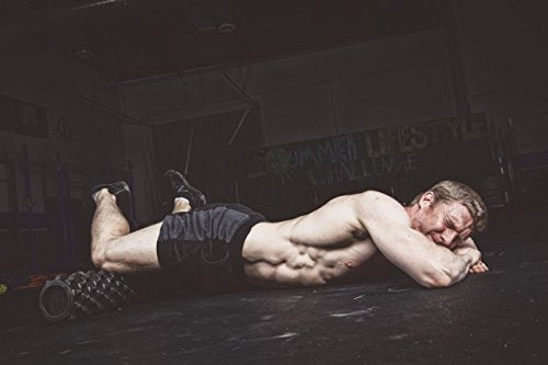 RUMBLEROLLER - EXTRA FIRM TEXTURED MUSCLE FOAM ROLLER MANIPULATES RRX317 - BLACK - Brand New