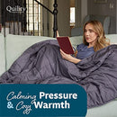 Quility Weighted Blanket for Adults - 20 LB Queen Size Heavy Blanket - Like New