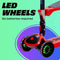 SKIDEE SCOOTER Y200 Adjustable Height Foldable Scooter Removable Seat - RED - Like New