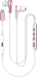 Rayz Pioneer Plus Lightning-Powered Earphones SE-LTC5R-P/XZCWL5 - Rose Gold - Like New