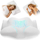 HIMIMI CERVICAL NECK PILLOW PAIN RELIEF SLEEPING CONTOUR FOAM KING WHITE - Brand New