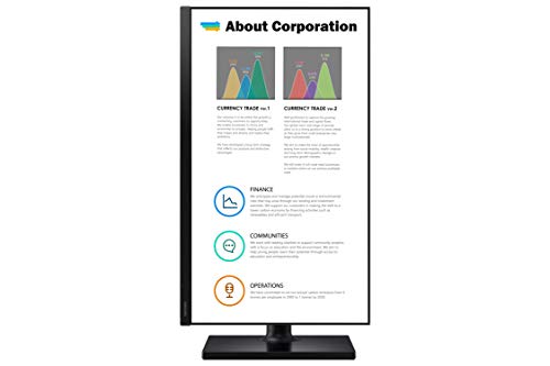 Samsung Business FT452 Series 22" FHD 75Hz IPS HDMI F22T452FQN - Black - Brand New