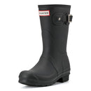 WFS1000RMA HUNTER WOMENS ORIGINAL SHORT RAIN BOOTS NAVY MATTE SIZE 8 - Like New