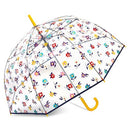 Auto Open 52" Arc Fashion Print Bubble Stick Umbrella - Brand New