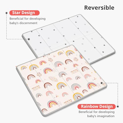 Foldable Baby Play Mat, PIGLOG Waterproof Playmats for Babies and Toddlers Kids - Like New