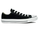 CONVERSE MEN'S CHUCK TAYLOR LOW TOP SNEAKERS FINISH LINE - 7.5 - BLACK/WHITE - Like New