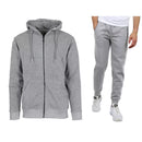 RUDOLPH MEN'S FLEECE-LINED HOODIE & JOGGER 2-PIECE SET - SIZE: M - HEATHER GRAY - Like New