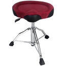AKOLT SADDLE DRUM THRONE HEAVY DUTY DRUM SEAT HYDRAULIC MI7860 - DARK RED BROWN - Like New