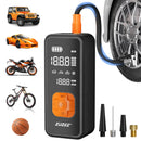 ZUZEE TIRE INFLATOR PORTABLE AIR COMPRESSOR 150PSI AIR PUMP - ORANGE/BLACK - Like New