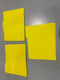 OFFICE DEPOT 2-TONE FILE FOLDERS, 1/3 CUT, LETTER SIZE, PACK OF 24 - YELLOW - Like New