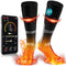 WASOTO HEATED SOCKS VOLTAGE 3000MAH RECHARGEABLE APP CONTROL FISHING - XL - Like New