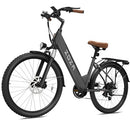 ZDZA ELECTRIC BIKE ZA02, 1200W PEAK MOTOR, 26'' CITY CRUISER EBIKE - BLACK - Like New