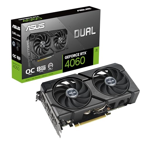 ASUS Dual GeForce RTX 4060 EVO OC Edition 8GB GDDR6 - Black - Like New