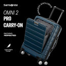 147749 SAMSONITE OMNI 2 PRO HARDSIDE EXPANDABLE LUGGAGE CARRY ON - BLACK - Brand New