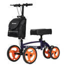 ELENKER STEERABLE KNEE SCOOTER FOLDABLE KNEE WALKER - PURPLE - Like New