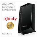 NETGEAR CM2050V-100NAR NIGHTHAWK MULTI-GIG 2.5GBPS CABLE MODEM FOR XFINITY VOICE - Like New