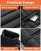 VENUSTAS MEN'S HEATED PUFFER VEST ULTRA-COMPACT 4800MAH BATTERY PACK S - BLACK - Like New