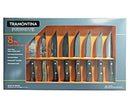 Tramontina Porterhouse Stain-Free High-Carbon Steel 8 Pc Steak Knife Set - Brand New