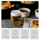 TOSSWARE POP 12oz Pint Jr SET 48 Unbreakable Clear Plastic Beer Glasses - Clear - Brand New