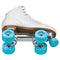 ROLLER DERBY CRUZE XR RUSH HIGHTOP WOMEN'S ROLLER SKATES QUAD W8 WHITE - Like New