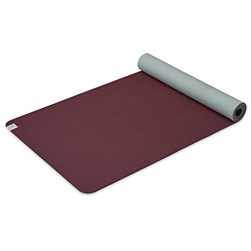 GAIAM YOGA MAT PERFORMANCE TPE EXERCISE MAT - SANGRIA/LAGOON - Like New