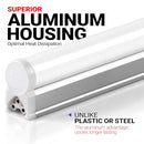 Barrina 6 Pack LED T5 Integrated Single Fixture 4FT 2200lm 6500K 20W B01HBT3BVM - Like New