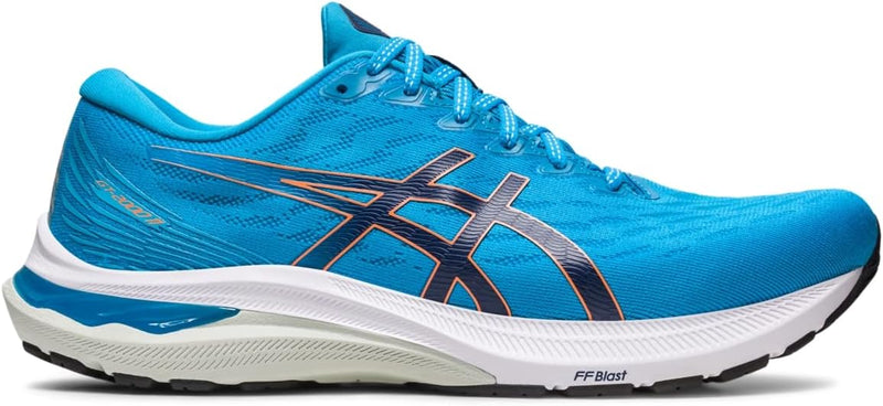 ASICS MEN'S GT-2000 11 RUNNING SHOES - SIZE: MEN 10 - ISLAND BLUE/INDIGO BLUE - Like New