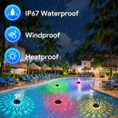 ENERGETIC SOLAR FLOATING POOL LIGHTS RGBW COLOR CHANGING 5 PACK - WHITE - Like New