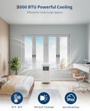 Portable Air Conditioners, 8000 BTU AC Unit with Remote Control Drainage-Free - Like New